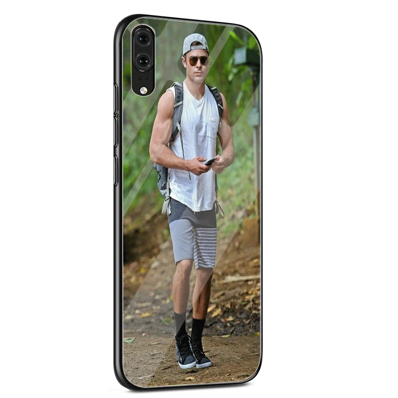 Стеклянный чехол для huawei P30 P20 P10 Y9 Y6 mate 20 Pro Lite P Smart Honor 7A 8X9 10 чехол Зак Эфрон - Цвет: G12