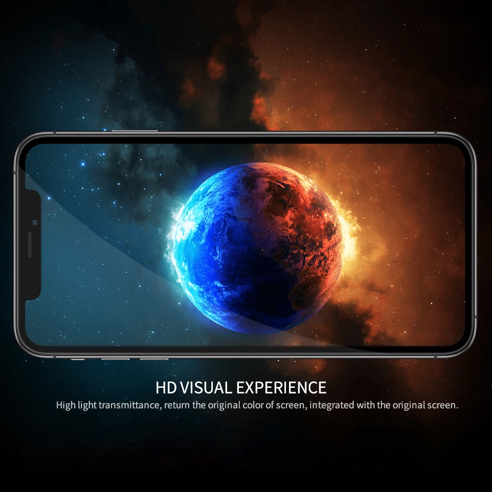 Nillkin для iPhone 11 Pro Max защита экрана из закаленного стекла 2.5D полное покрытие Защитное стекло для iPhone X Xr Xs Max