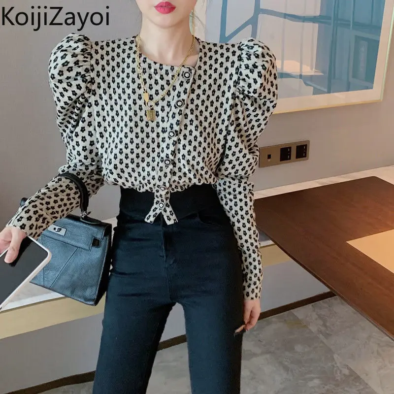 Рисунок 2 - Винтажная женская укороченная блузка Koijizayoi