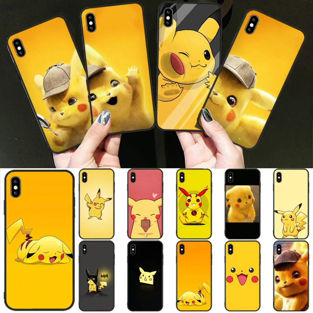 Ljhydfcnb ピカチュウ漫画高級ユニークな電話カバー Iphone 11 プロ Xs 最大 8 7 6 6 S プラス 5 5 S Se Xr カバー Half Wrapped Cases Aliexpress