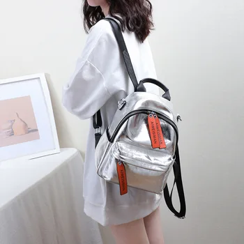 

Backpack 2020 new schoolbag popular all-match soft leather backpack female large capacity female bag