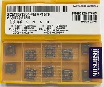 

10PCS/Box NEW Mitsubishi CNC Blade SCMT09T304-FM VP15TF