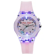  New Sport Kid Watches For Girls Boys Gift Personality Clock Easy Read Children Silicone Flash Quartz Wristwatches Reloj Infantil 