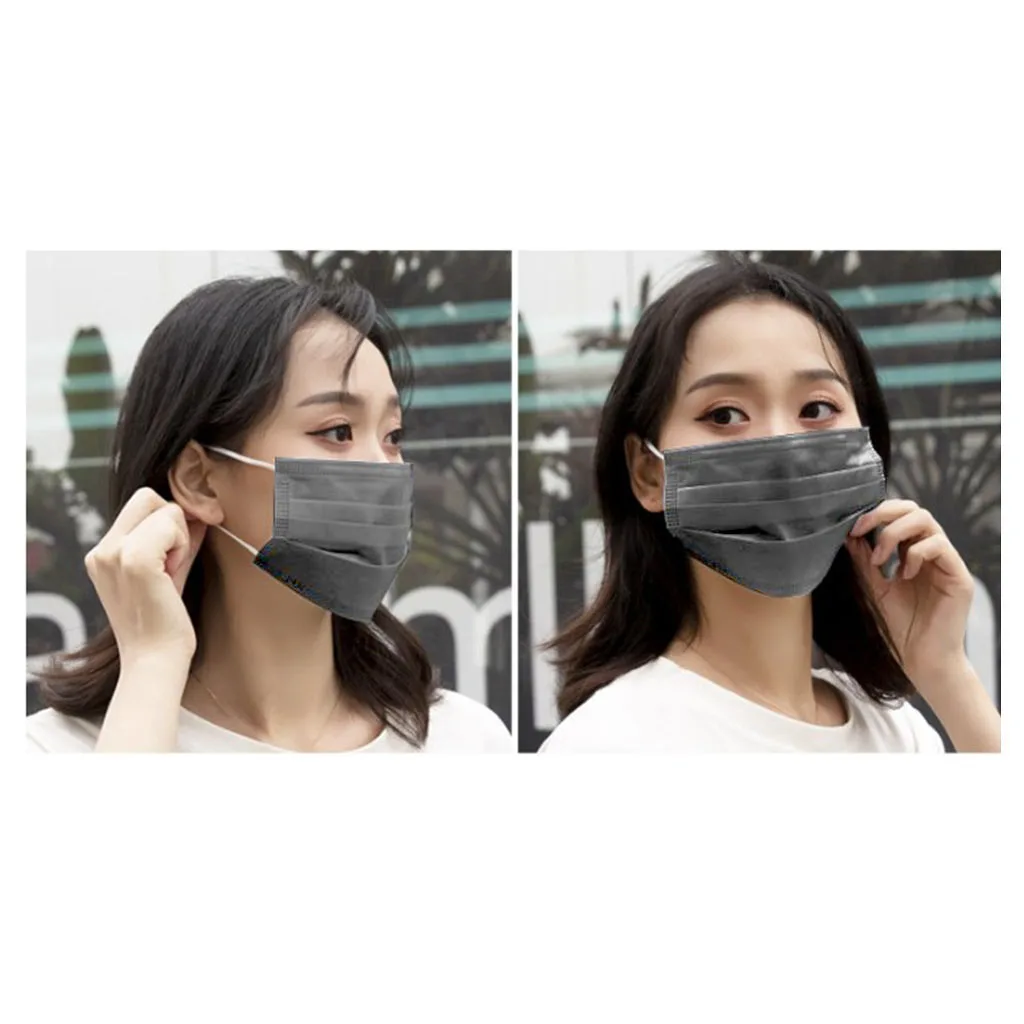10x Facial Mouth Protector Masks Guard Filter Disposable for Dust Fog Smoke Ash