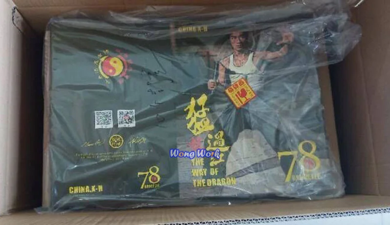 Wong Work CHINA.X-H 1/6 Брюс Ли 78-летие яростный дракон Кунг-фу Мастер Статуэтка коллекция ограниченная