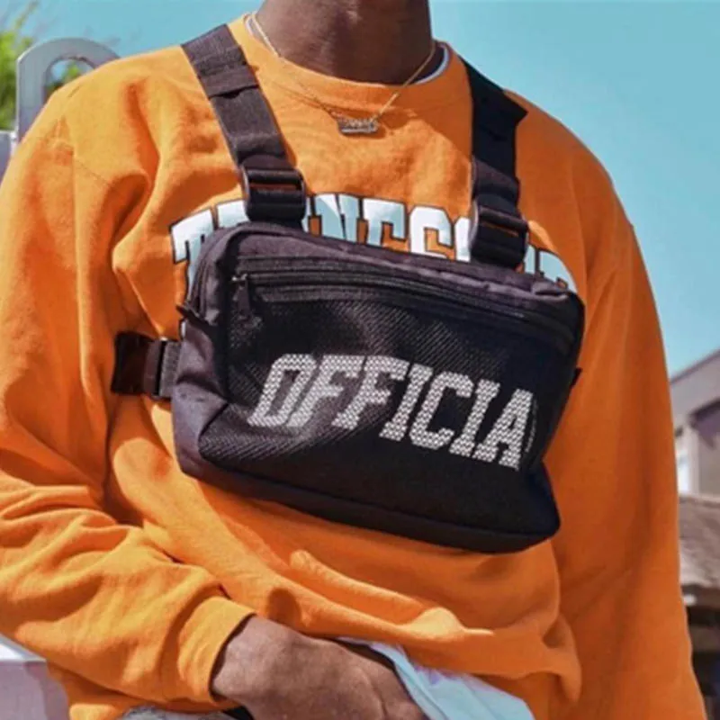 Alyx Tactical Vest Adjustable Chest Rig Bag Men Unisex Streetwear Bags High Capacity Kidney Letter Shoulder Bag Hip Hop