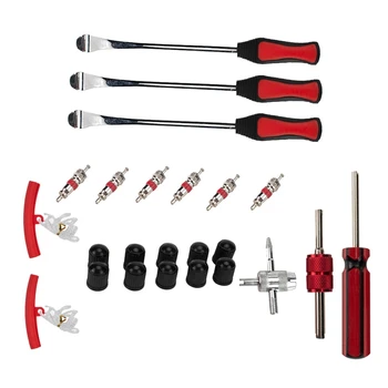 

24Pcs Tire Spoons Lever Motorcycle Dirt Bike Lawn Mower Tire Changing Tools 2X Rim Protectors