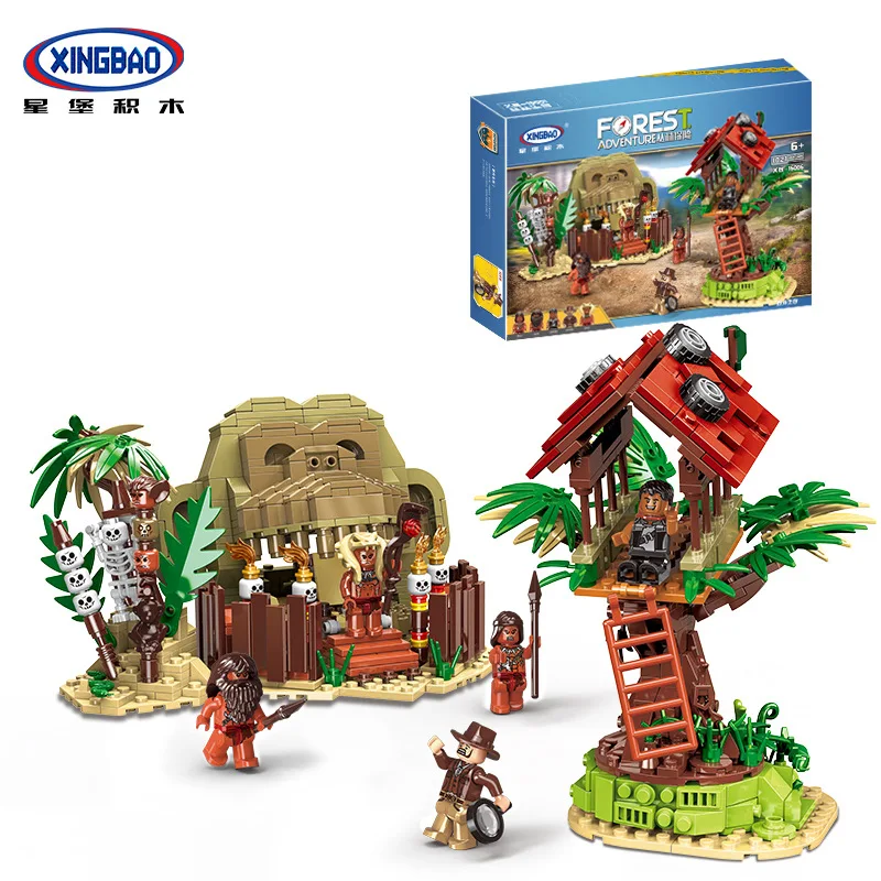 

New Style XINGBAO Field Survival Xb15005 Small Particles Building Blocks Assembled CHILDREN'S Toy