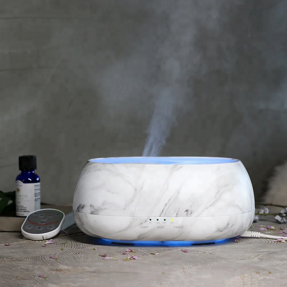 Marble Grain Новая вещь портативный Настольный ароматерапия увлажнитель воздуха очиститель древесины Арома диффузор Эфирные масла распылитель - Цвет: Marble Grain