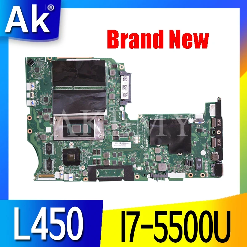 Laptop motherboard For Lenovo Thinkpad L450 NM-A351 00HT693 Mainboard Core I7-5500U 216-0856030 TESTED DDR3 | Компьютеры и офис