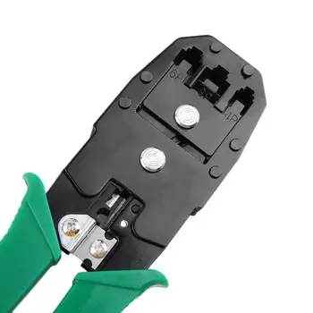 

Network RJ45 CAT5 RJ11 RJ12 LAN Cable Wire Crimper Crimp Plier Strip Tool QT