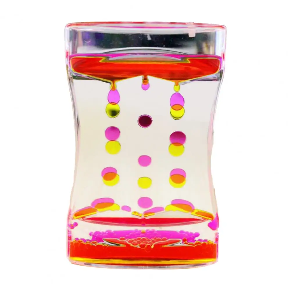 Liquid Timer Fun Decompression Bright Color Liquid Movement Bubble Dripping Oil Hourglass Dropshipping 4