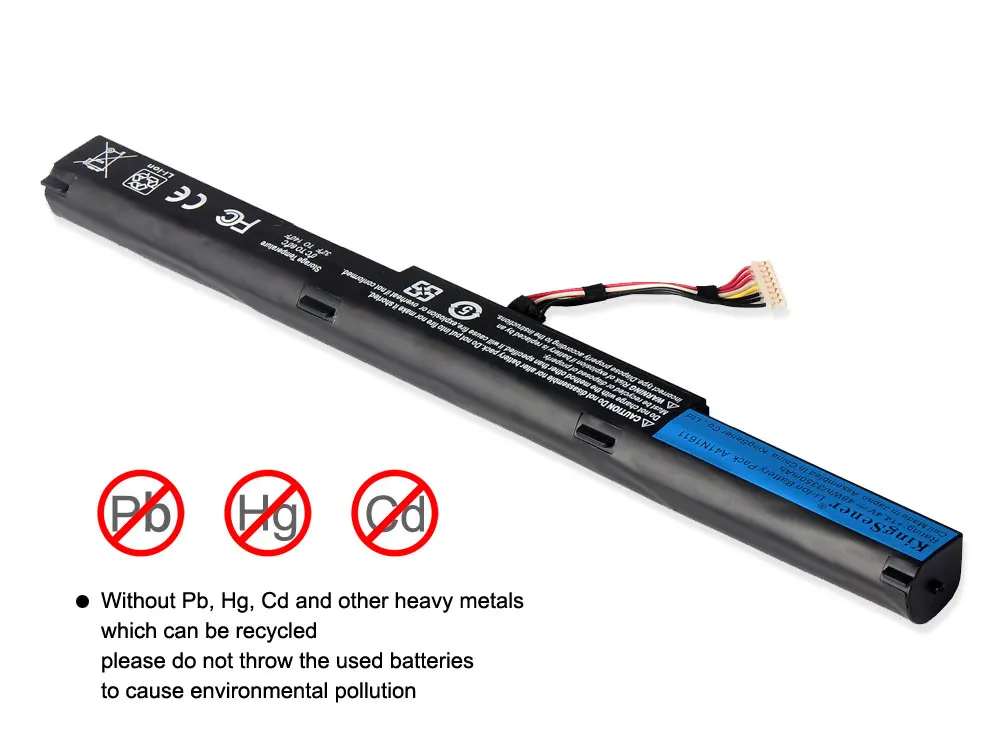 reposição 14.4v para asus rog, gl553, gl553vd, gl553ve, gl553vw