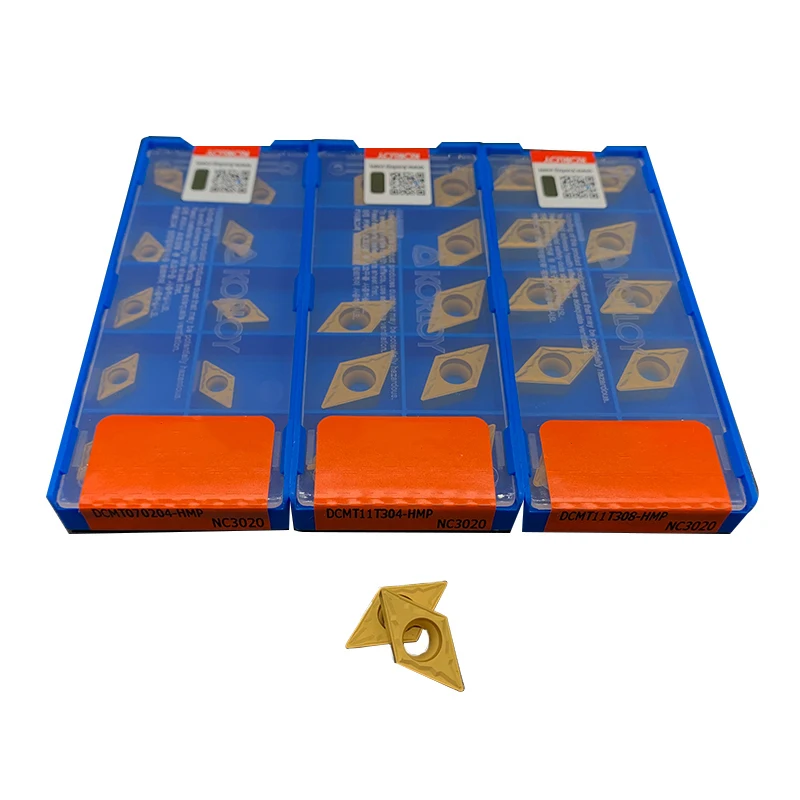 DCMT070204 DCMT11T304 DCMT11T308 HMP NC3020 внутренний твердосплавный инструмент для обработки деталей вращения вставка для стали токарного станка с ЧПУ