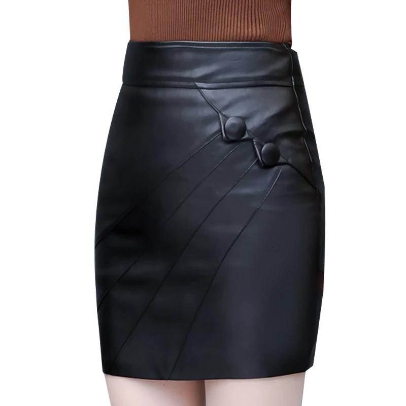 Женские сексуальные юбки-карандаш из искусственной кожи большие размеры 5XL