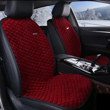 

New Arrivals Car Heating Cushion 12V/24V Plush Front Single Seat Car Thermostatic Seat Cushion Heated Car Seat Covers
