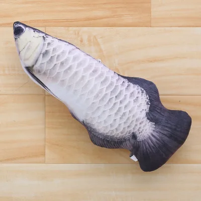 Aapet 20 см, мягкая плюшевая 3D ложная рыба, интерактивные подарки для кошек, имитация кошачьей рыбы, мягкая подушка, форма рыбы, кукла, игрушки для кошек - Цвет: H