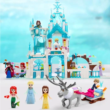 

Princes Windsor Castle Model Lepining Friends Building Blocks Carriage Figures Educational Toys House Brick Girl Children