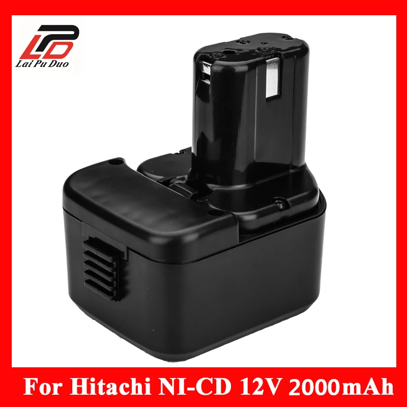 Сменный аккумулятор Ni-CD для Hitachi 12 В 2 0 Ач EB1212S EB1214L EB1214S EB1222HL EB1230X EB1220BL 322629 |