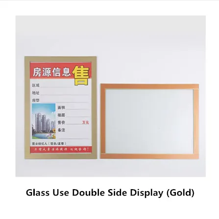 A4 Magnet Sheet Store Window Sign Holder Pvc Transparent Adhesive Picture  Photo Notice Display Frame Add Poster Wall Glass Door - Magnet Sheets -  AliExpress