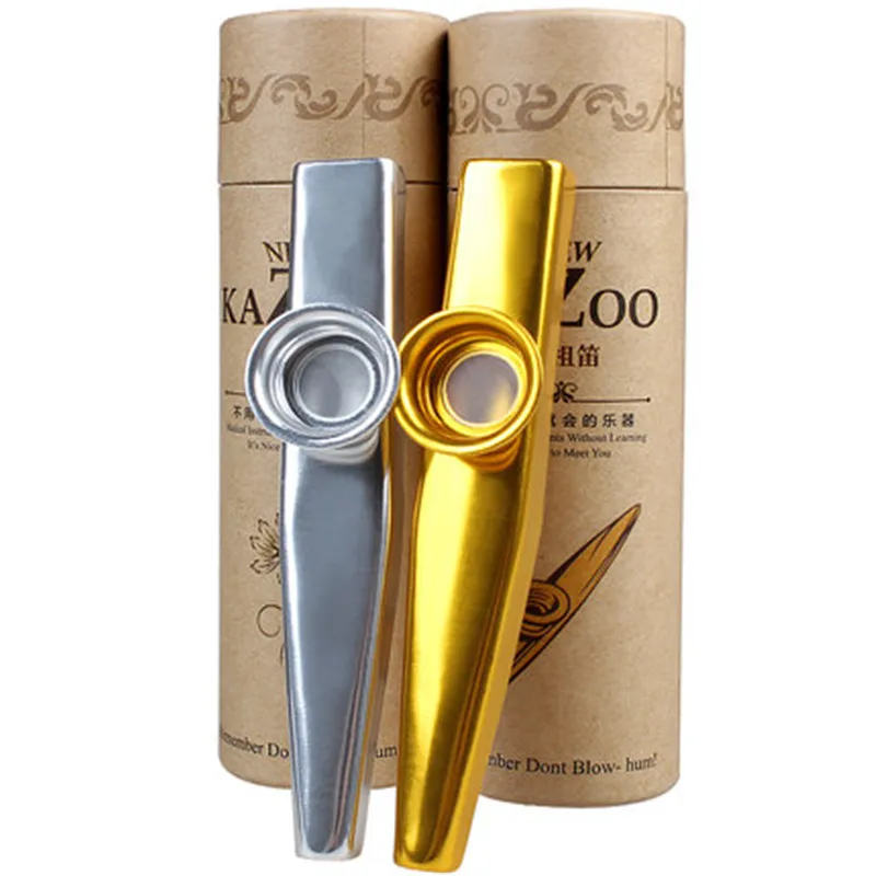 1pc Metal Kazoo Good Companion for Mouth Blowing Musical Instrument  Accompaniment Music Lover Beginner Brass Instruments Kazoo - AliExpress