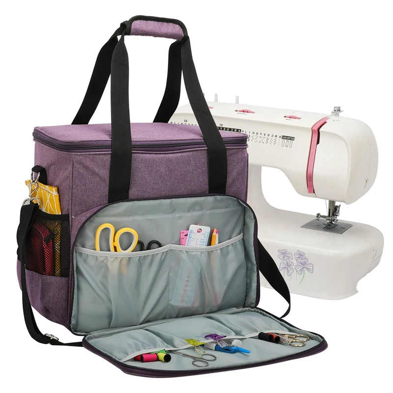 

Hot Sale Portable Tote Bag Storage Pouch for Sewing Machine and Sewing Accessories Portable Design