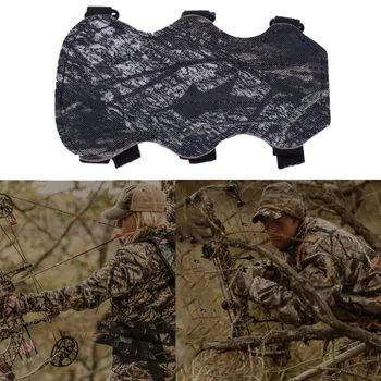 

19cm*10.5m Archery Bow Arm Guard Protection Forearm Safe 3-Strap Camo Leather New Arrival