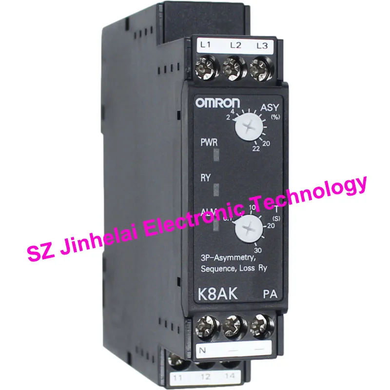 Relè Di Monitoraggio Omron K8Ak-Pa2 Nuovo E Originale 380-480Vac