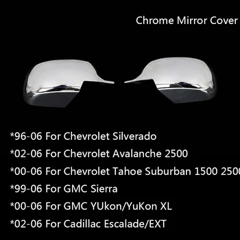 

Chromium Styling Chrome Mirror Cover For 99-06 Chevrolet Silverado / GMC Sierra 02-06 Chevrolet Avalanche 1500/2500