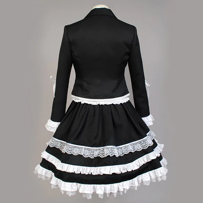 Yasuhiro Taeko Cosplay Costume Danganronpa Celestia Ludenberg Wigs Woman Lolita Uniform Skirt Halloween Party Dress 0 (4)