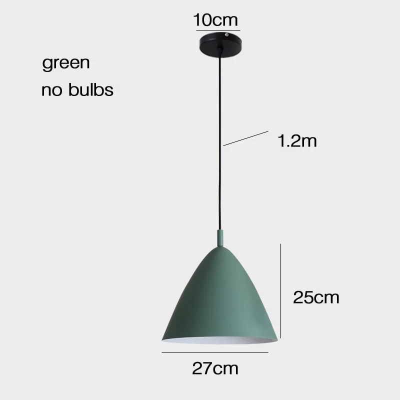 Подвесной светильник s, современный скандинавский дизайн, подвесной светильник, подвесной светильник в стиле лофт, светильник для дома, светильник с веревкой, для столовой, кухни, бара, отеля - Цвет корпуса: green