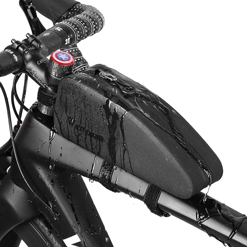 Велосипедная сумка West Biking, водонепроницаемая, Mtb, для шоссейного велосипеда, корзина с передней рамой, аксессуары для велоспорта, руль, тройной угол, Bik