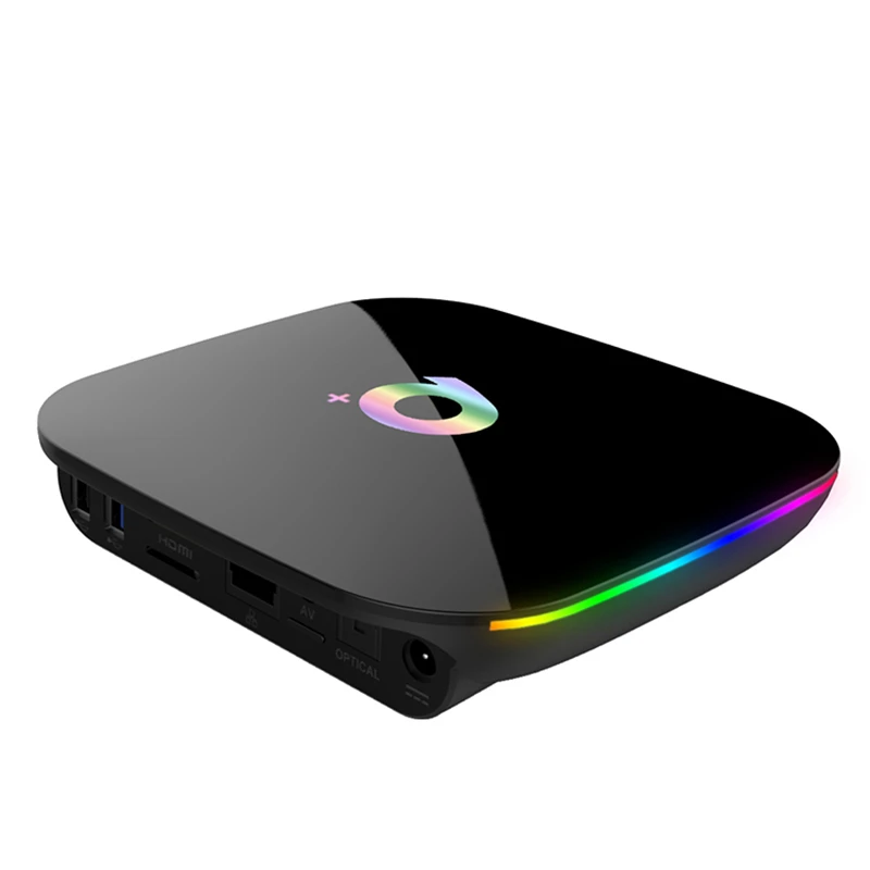 ILEPO Q Plus Mi Box Tv Box Android 9.0 Octa Core Ddr4 Rtv Box Top Model Boxes HDMI 2.0 Tv Box Andro