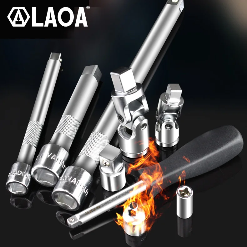 LAOA Гнездо соединения 1/2 &quot1/4" 3/8 "Расширение универсальный шарнир адаптер |