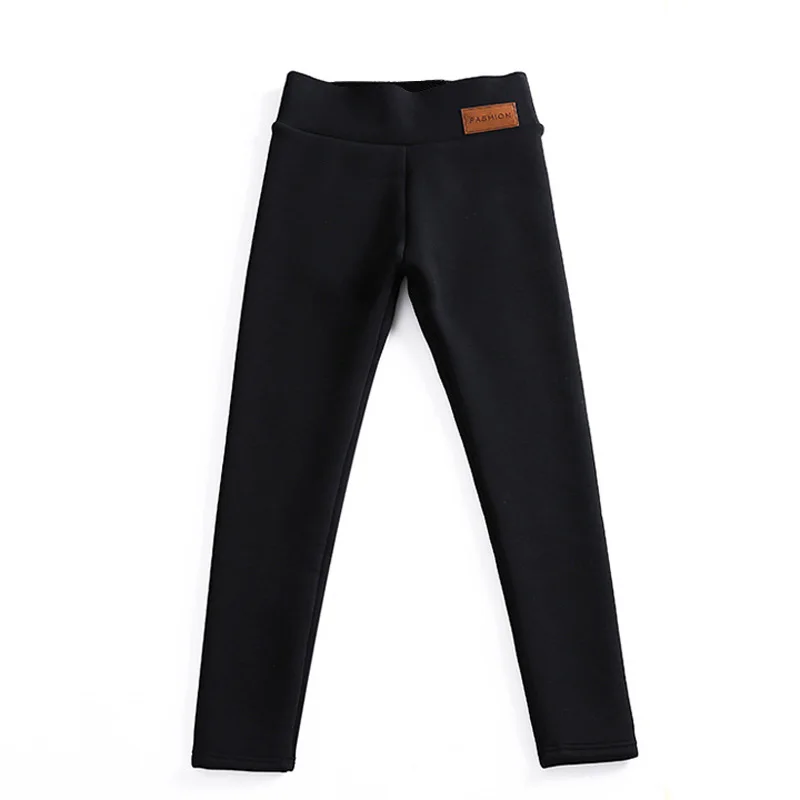 Black Warm Skinny Thick Velvet Wool Fleece Girls Leggings Women Winter Trousers Lambskin Cashmere Pants for Women Leggings