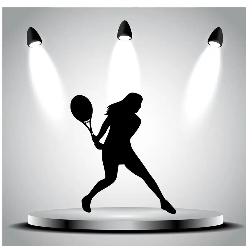 Tennis Sticker Car Window Sports Decal Muurstickers Name Posters Vinyl Wall Decals Parede Decor Mural Tennis Sticker
