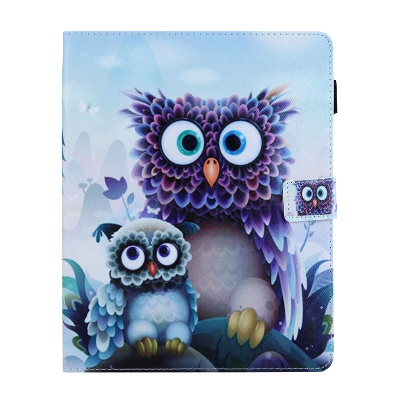 Чехол для Apple Ipad 4 3 2 мультяшная сова кожаный умный чехол подставка IPad2 IPad3 IPad4 чехлы