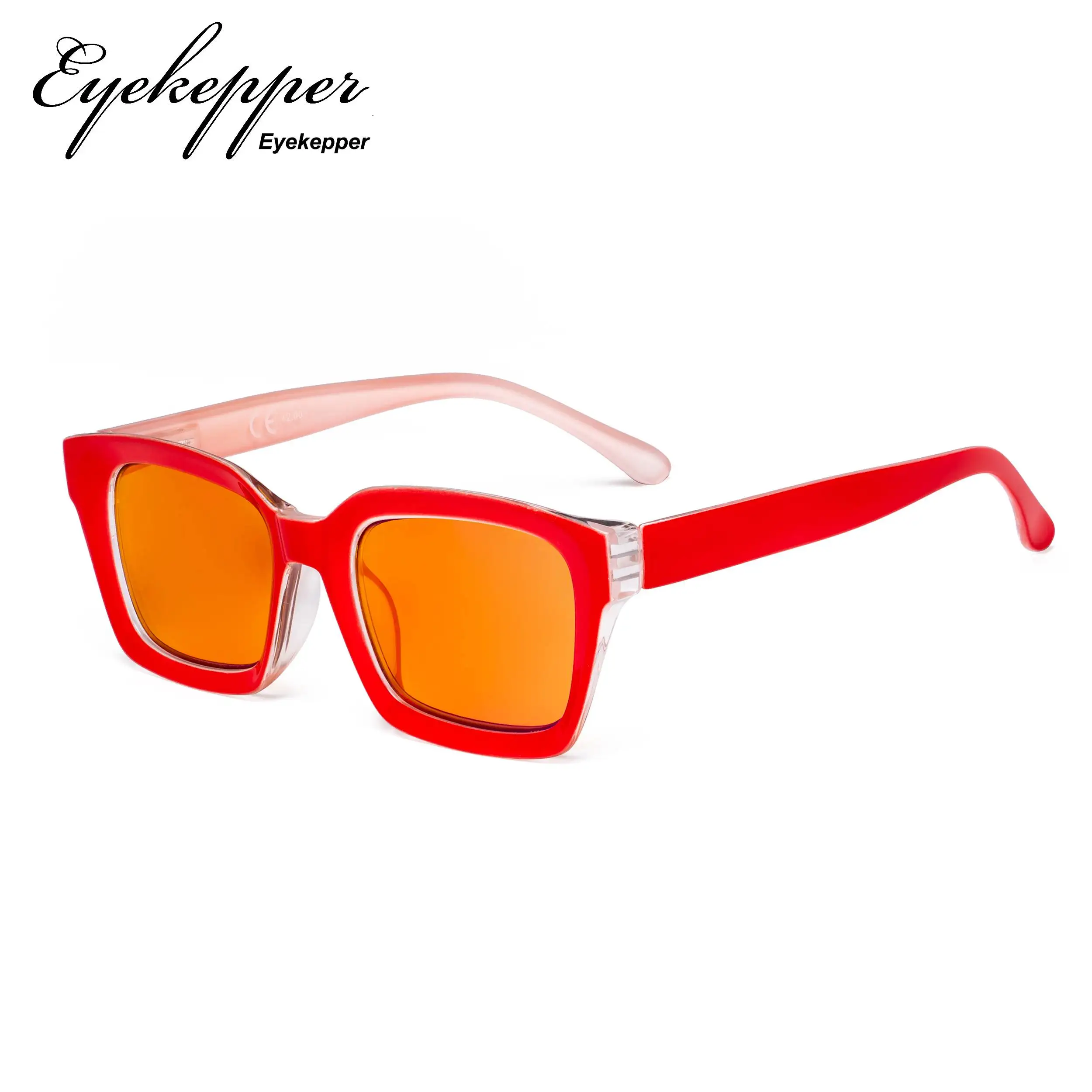 DS9106 Eyekepper Ladies Blue Blocking Computer Reading Glasses with Orange Tinted Filter Lens for Sleeping