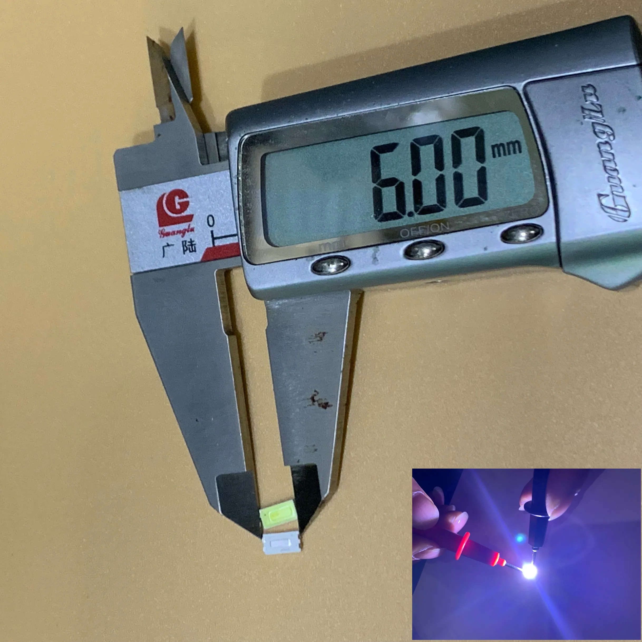 500 шт./лот Сеул SMD СВЕТОДИОДНЫЙ 6030 3V 6V 1 Вт, холодный белый свет для ТВ Подсветка светодиодный бусины Подсветка светодиодный бусинами лучшего качества