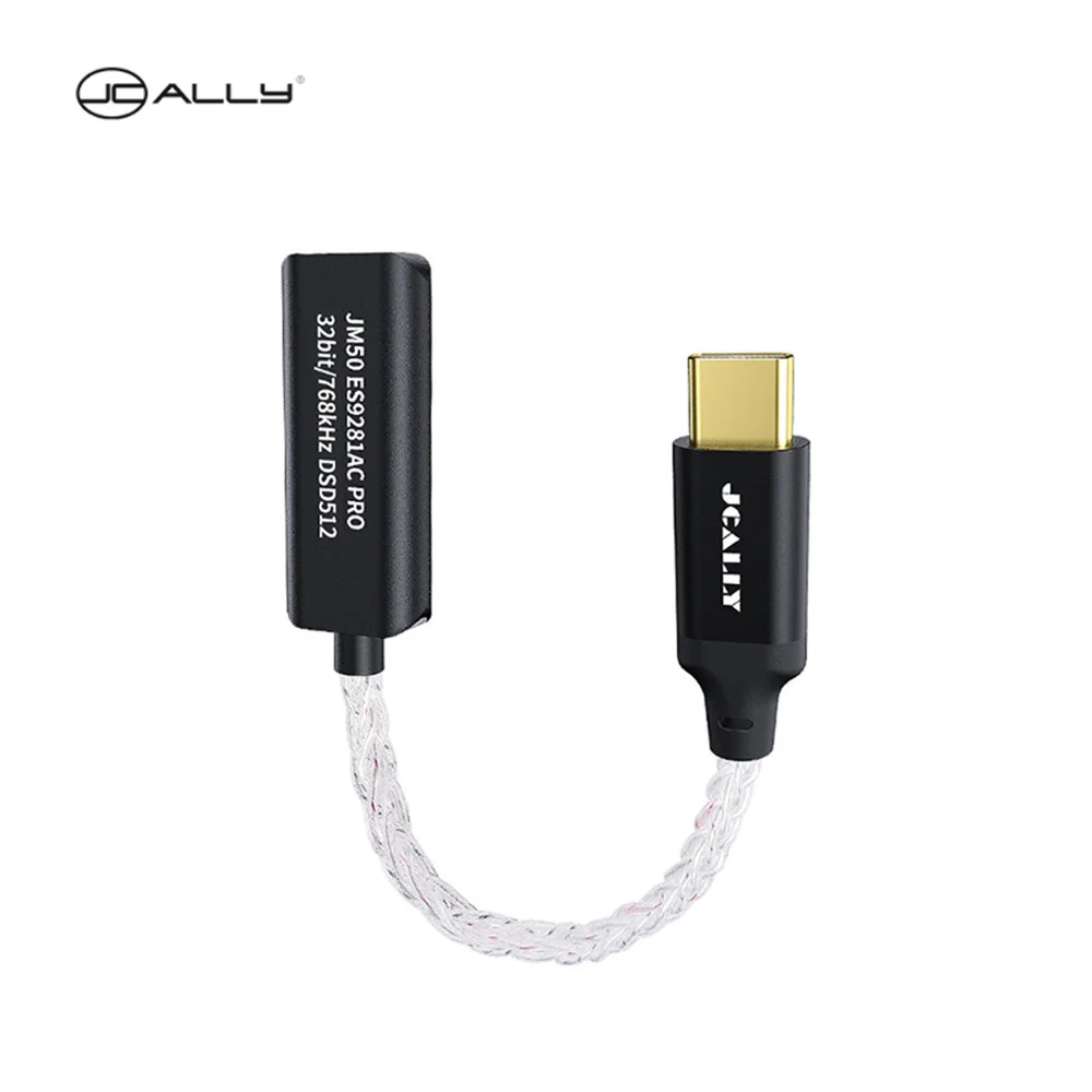 Jcally Jm50 Portable Dac Usb C Amp Mqa Amplifier For Audiophiles Headphone Amp Dac Dongle