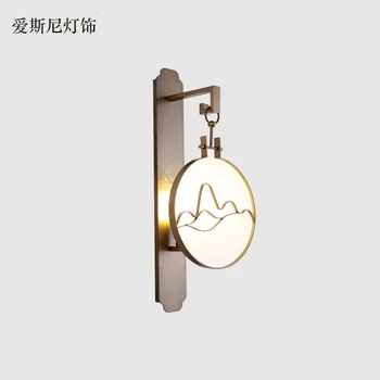 

New Chinese Style Zen Wall Lamp Designer Originality Hotel Club Aisle Hallway Decoration Lamp Teahouse Arts Wall Lamp