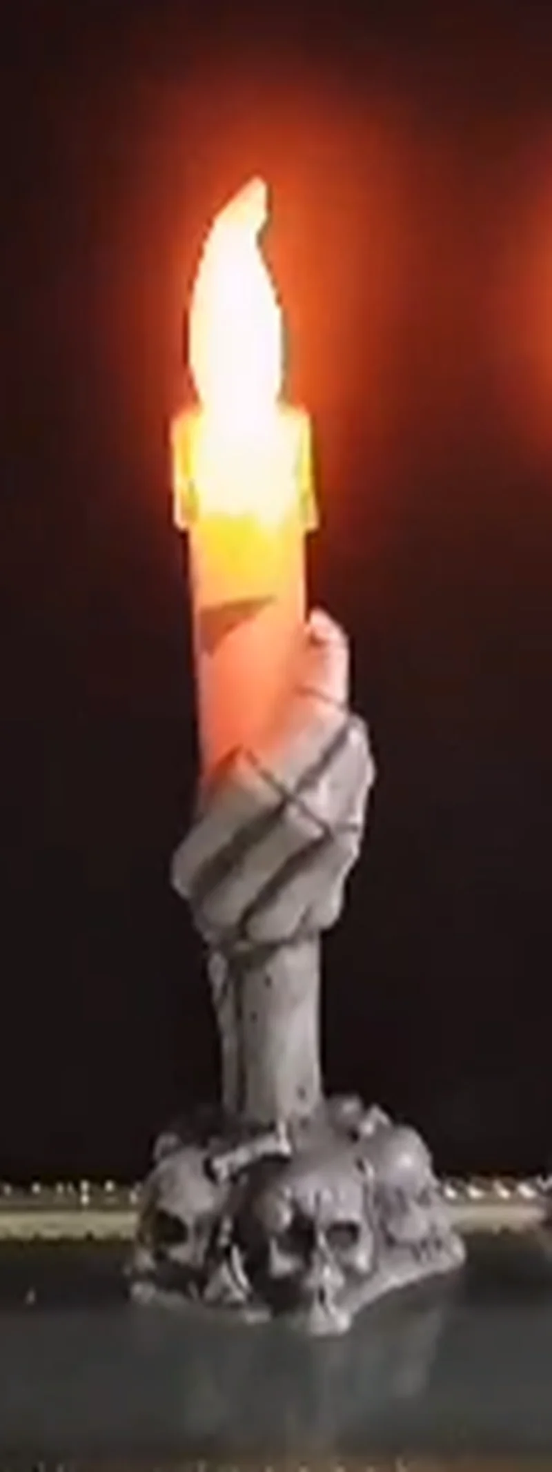 2020 Ghost ручная Свеча LED Электронный Скелет светильник без дыма Свадебная вечеринка
