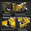 1702PCS DIY Blocks Hydraulic Rod Remote Control Excavator 360 Degrees Rotate Anti-Slip Track Electric RC Car Truck Kids Gift Toy 4