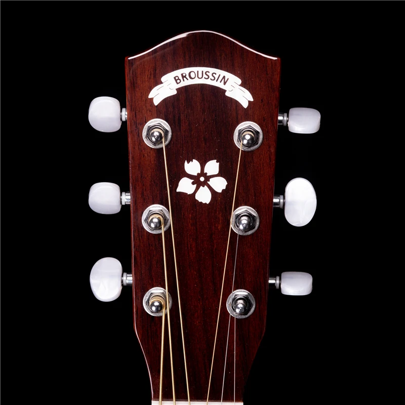 34 inch solid mahogany wood baby traveling acoustic guitars, acoustic electric guitars