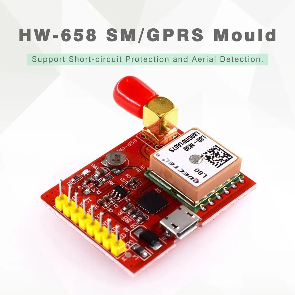 HW-658 GSM/GPRS плесень USB gps модуль для Raspberry Pi A B+ Zero 2 3 Поддержка защиты от короткого замыкания антенна обнаружения