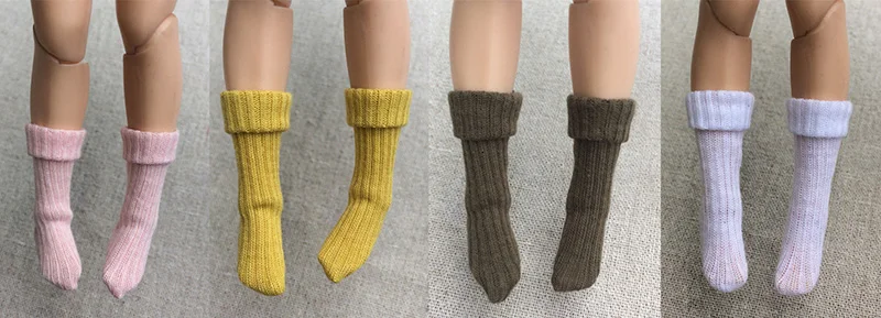 Candy Colors Doll&rsquo;s Shorts Socks For 1/6 dolls blyth azone Licca Barbies Clothes Accessories