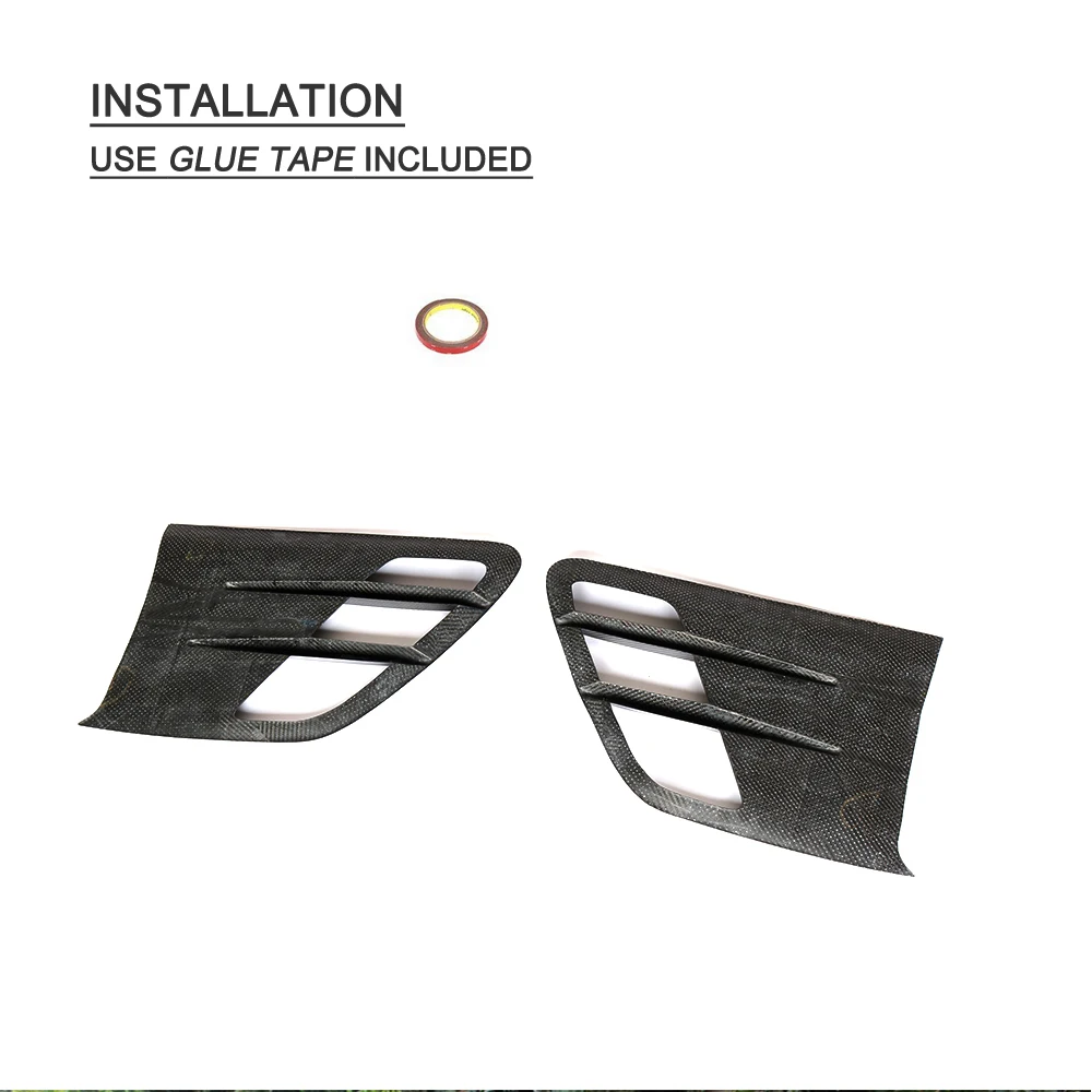 Вентиляционные отверстия для Mercedes-Benz класс SLS SLS63 AMG 2010-2013 углеродное волокно крыло факельные вентиляционные отверстия
