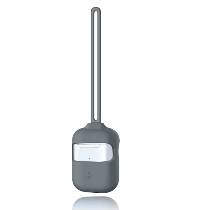 Силиконовый чехол защитный чехол с ремешком противоударный для Airpod 1/2 FKU66