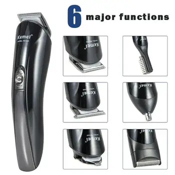 

6 in 1 Electric Hair Beard Trimmer Rechargeable Hair Clippers Shaving Machine Men Styling Tools Shaver Razor