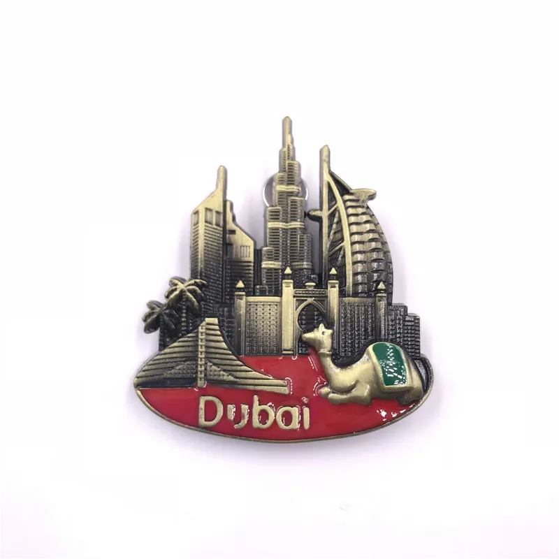 Dubai Camel Мировые сувениры наклейка на холодильник магнитный dubaiамерика Австрия Венская Венеция Британский металлический магнитный холодильник открывалка для бутылок - Цвет: Dubai Camel